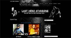 Desktop Screenshot of lastherostanding.com